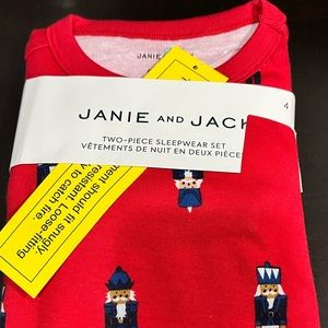 Janie and Jack Nutcracker 2 Piece Sleepwear Set